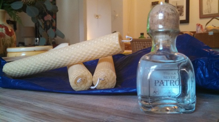 Beeswax candles & tequila!